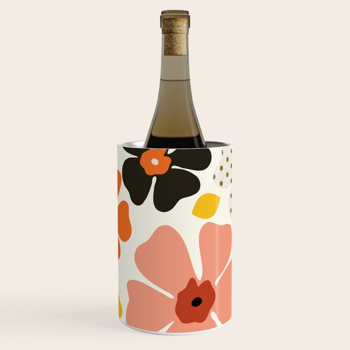 Daisies mid modern 3 Wine Chiller Gallery Image 1