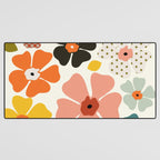 Daisies mid modern 3 Desk Mat Gallery Image 3