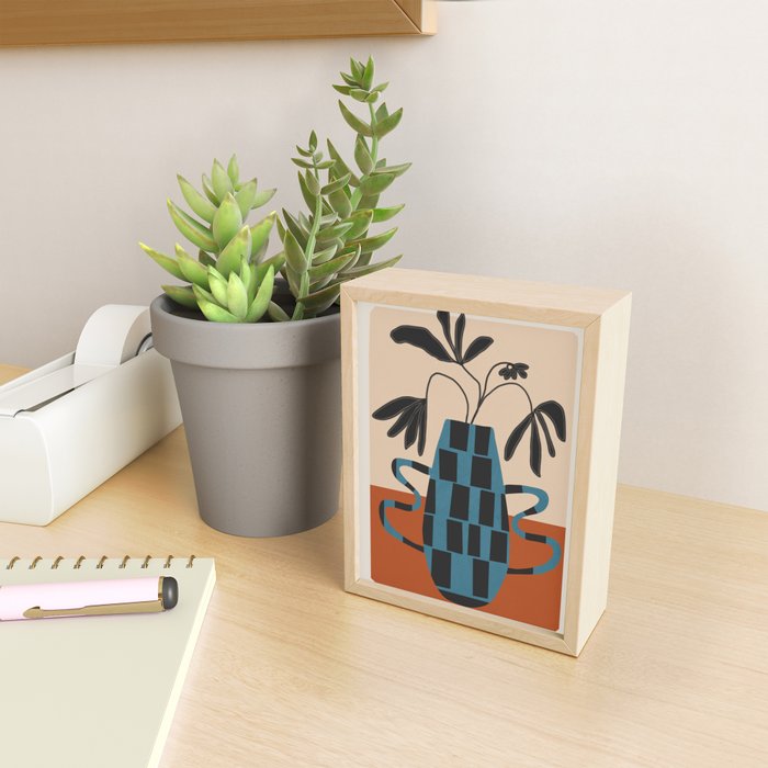 Modern Botanicals No 3 Mini Art Print Gallery Image 2
