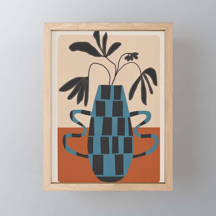 Modern Botanicals No 3 Mini Art Print Gallery Image 1