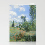 View of Vetheuil by Claude Monet, 1880 Stationery Card Gallery Image 2