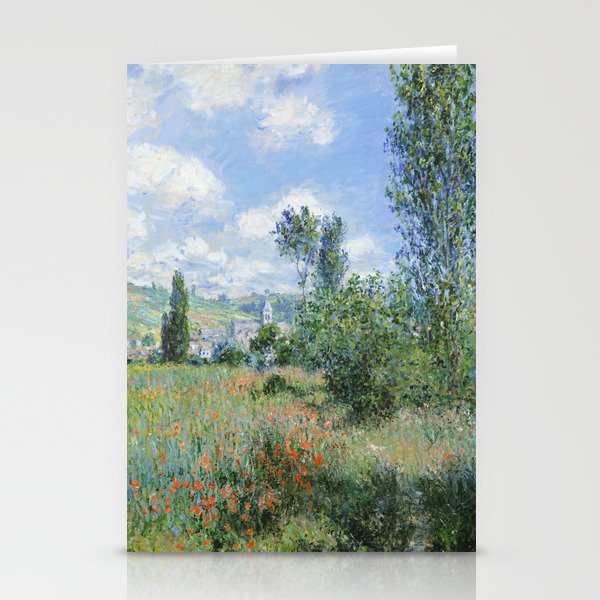 View of Vetheuil by Claude Monet, 1880 Stationery Card Gallery Image 2