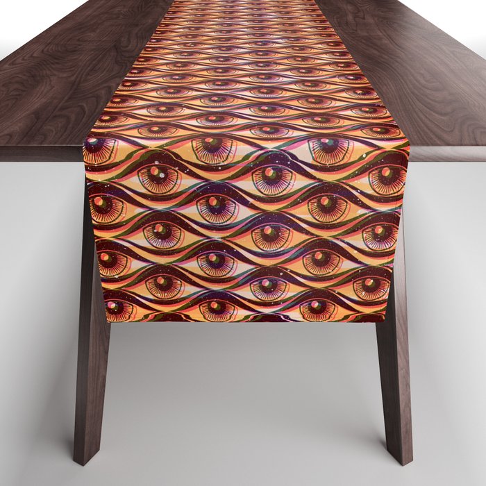 Hypnotized - vintage gold Table Runner Gallery Image 1