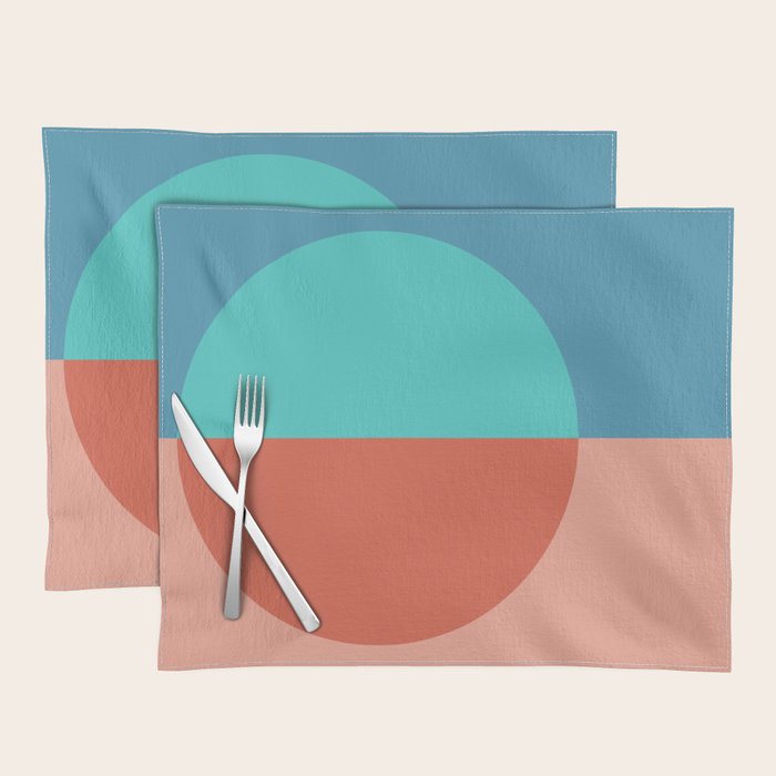 Color Block Abstract II Placemat Gallery Image 1