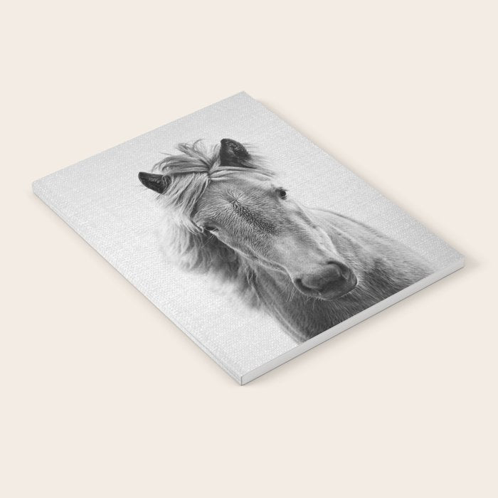 Wild Horse - Black & White Notebook Gallery Image 1