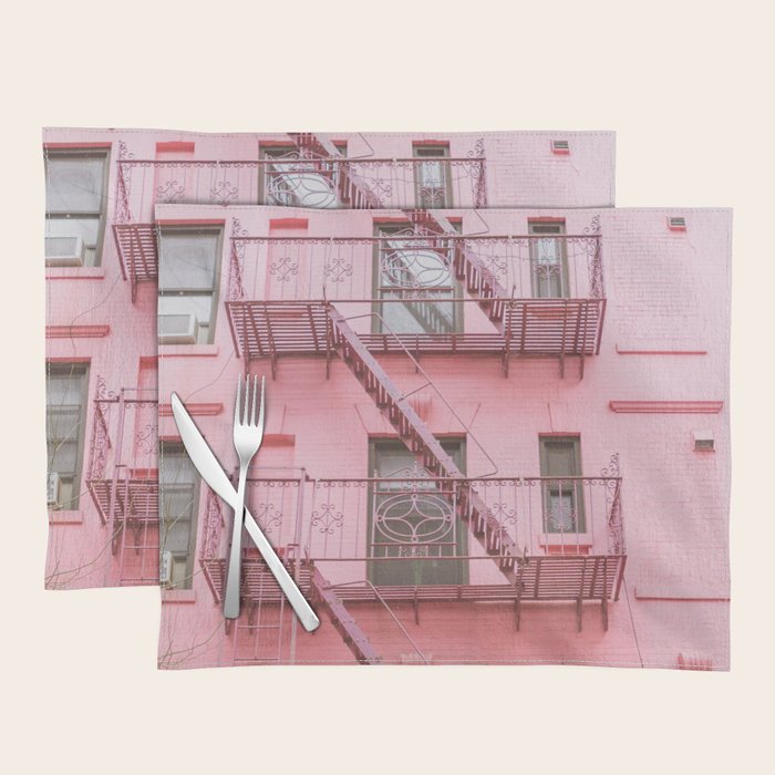 Pink Soho NYC Placemat Gallery Image 1