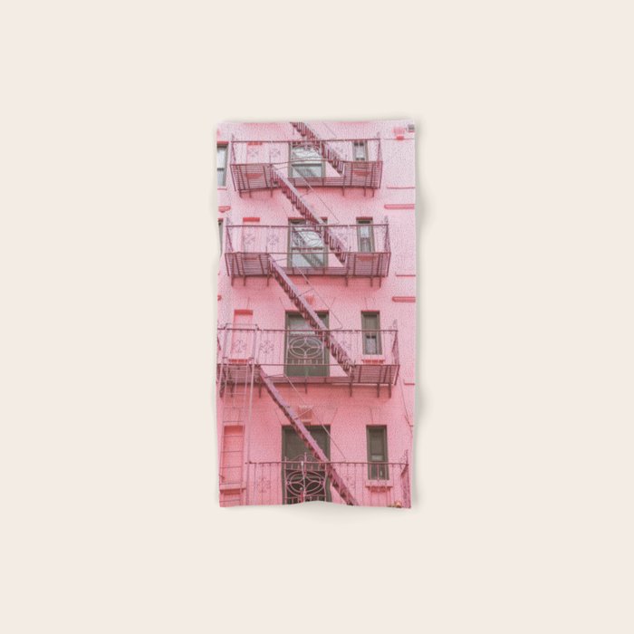 Pink Soho NYC Bath Towel Gallery Image 1