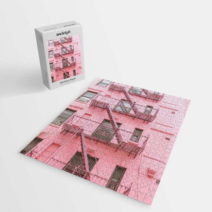 Pink Soho NYC Jigsaw Puzzle Gallery Image 2