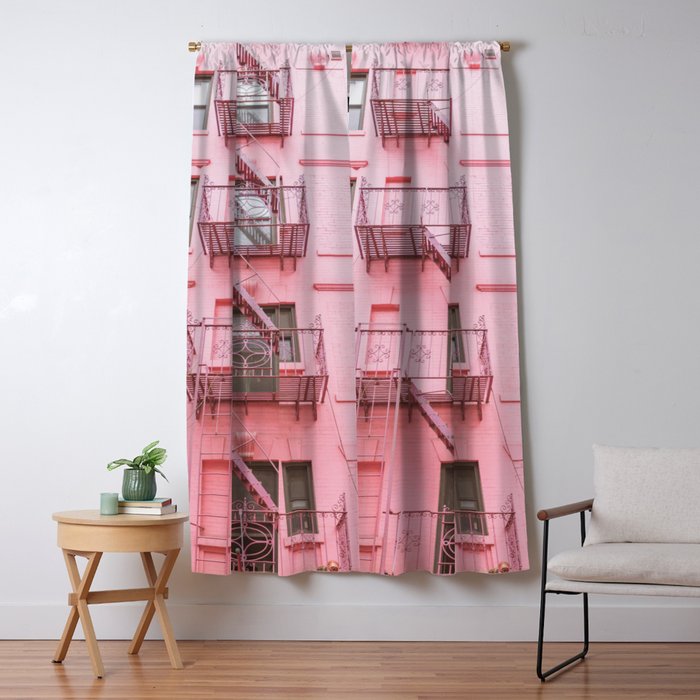 Pink Soho NYC Window Curtain Gallery Image 5