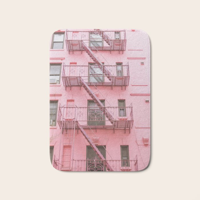 Pink Soho NYC Bath Mat Gallery Image 1