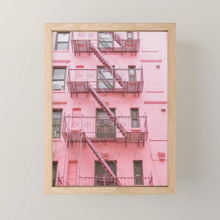 Pink Soho NYC Mini Art Print Gallery Image 1
