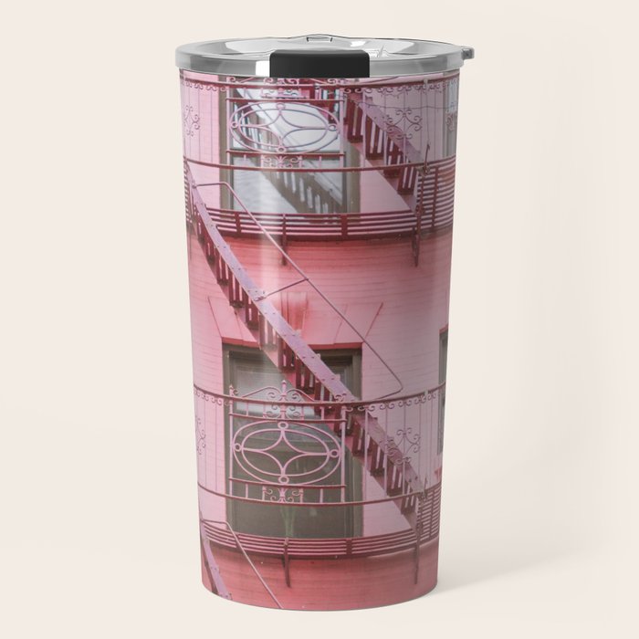 Pink Soho NYC Travel Mug Gallery Image 1
