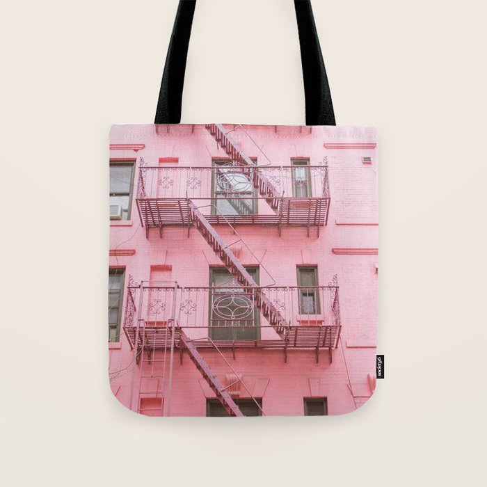 Pink Soho NYC Tote Bag Gallery Image 1