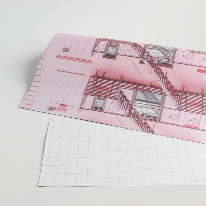 Pink Soho NYC Wrapping Paper Gallery Image 2
