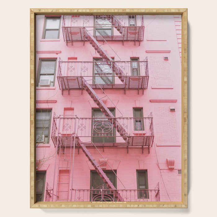 Pink Soho NYC Serving Tray Gallery Image 1