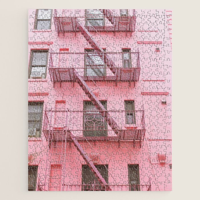 Pink Soho NYC Jigsaw Puzzle Gallery Image 1