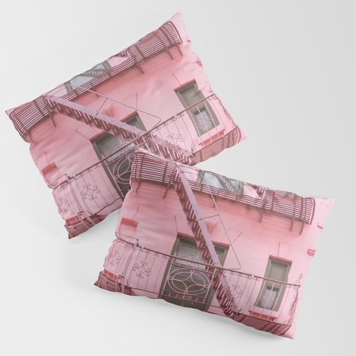 Pink Soho NYC Pillow Sham Gallery Image 1