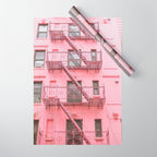Pink Soho NYC Wrapping Paper Gallery Image 1