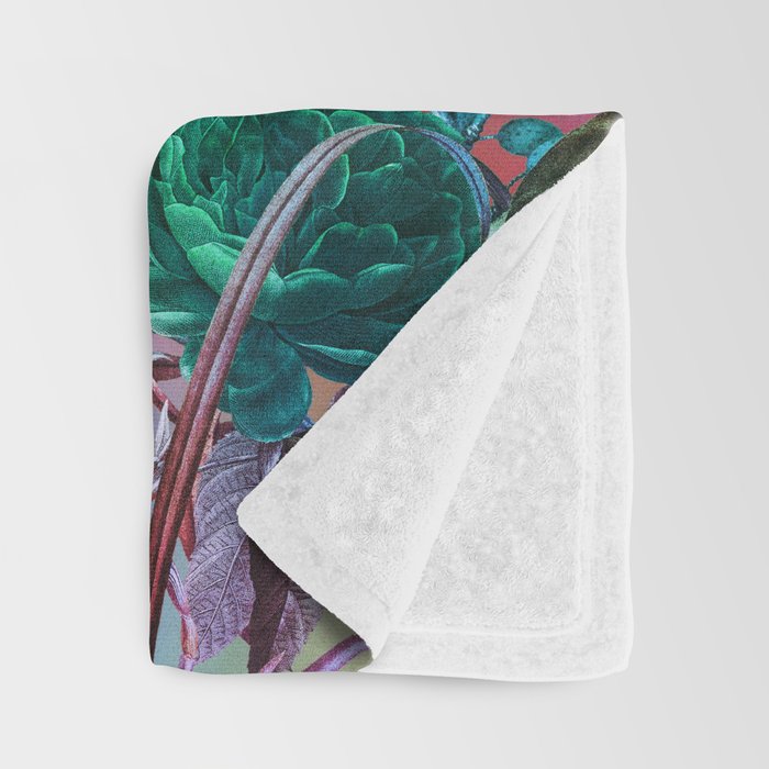 Multicolor Floral Pattern Throw Blanket Gallery Image 3