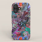 Multicolor Floral Pattern iPhone Case Gallery Image 1
