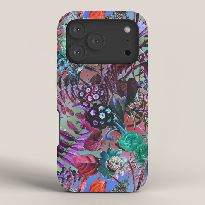 Multicolor Floral Pattern iPhone Case Gallery Image 3