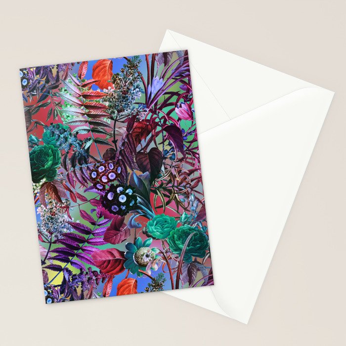 Multicolor Floral Pattern Stationery Card Gallery Image 2