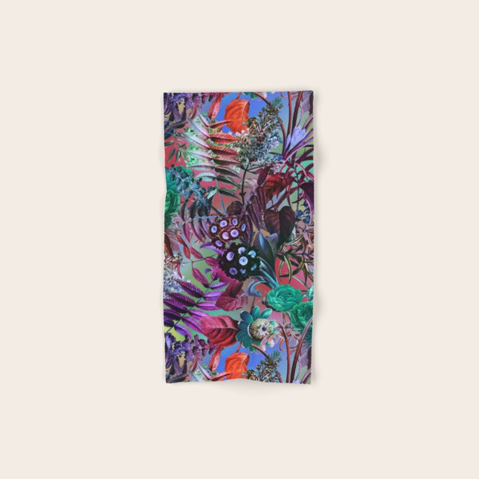 Multicolor Floral Pattern Bath Towel Gallery Image 1