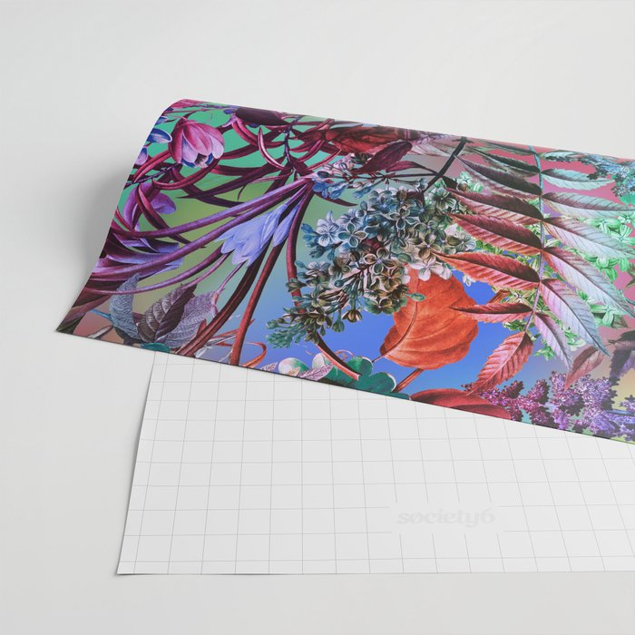 Multicolor Floral Pattern Wrapping Paper Gallery Image 2