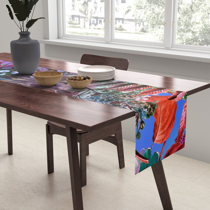 Multicolor Floral Pattern Table Runner Gallery Image 2