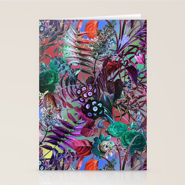 Multicolor Floral Pattern Stationery Card Gallery Image 2