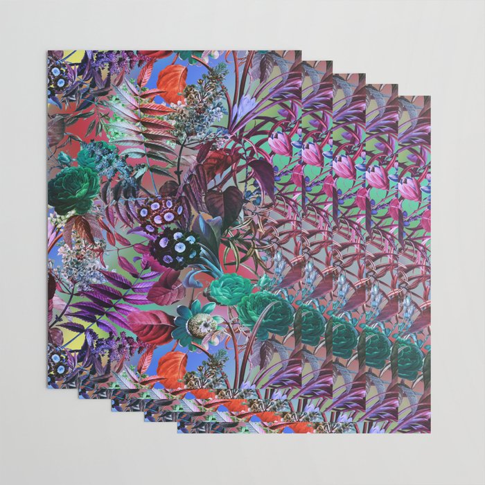 Multicolor Floral Pattern Wrapping Paper Gallery Image 3