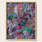 Multicolor Floral Pattern Serving Tray Gallery Image 1