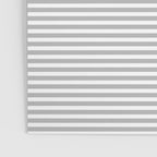 Ultra Fine Stripes Horizontal Minimalist Pattern in Gray and White Poster Gallery Image 3