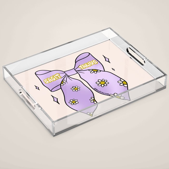 Sagittarius Bow Acrylic Tray Gallery Image 1