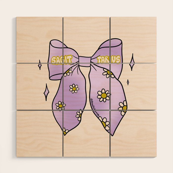 Sagittarius Bow Wood Wall Art Gallery Image 1
