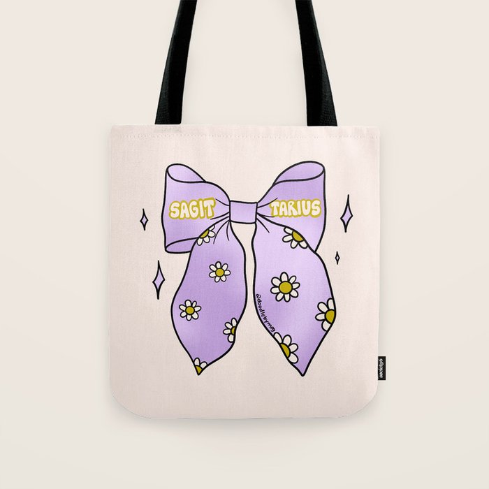Sagittarius Bow Tote Bag Gallery Image 1
