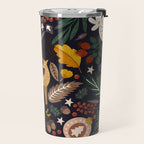 Christmas night forest 10 Travel Mug Gallery Image 2
