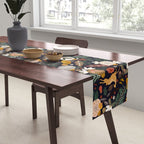 Christmas night forest 10 Table Runner Gallery Image 2