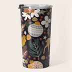 Christmas night forest 10 Travel Mug Gallery Image 3
