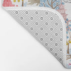 Multi Color Leopards in Pagoda Forest Bath Mat Gallery Image 2