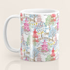 Multi Color Leopards in Pagoda Forest Coffee Mug Gallery Image 3