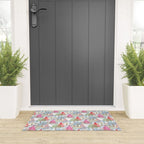 Multi Color Leopards in Pagoda Forest Welcome Mat Gallery Image 3