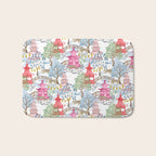 Multi Color Leopards in Pagoda Forest Bath Mat Gallery Image 1