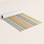Classic Stripes VI - Vintage Pastel Yoga Mat Gallery Image 2