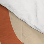 Palm Springs - Midcentury Modern Retro Pattern in Mid Mod Beige and Burnt Orange Comforter Gallery Image 4