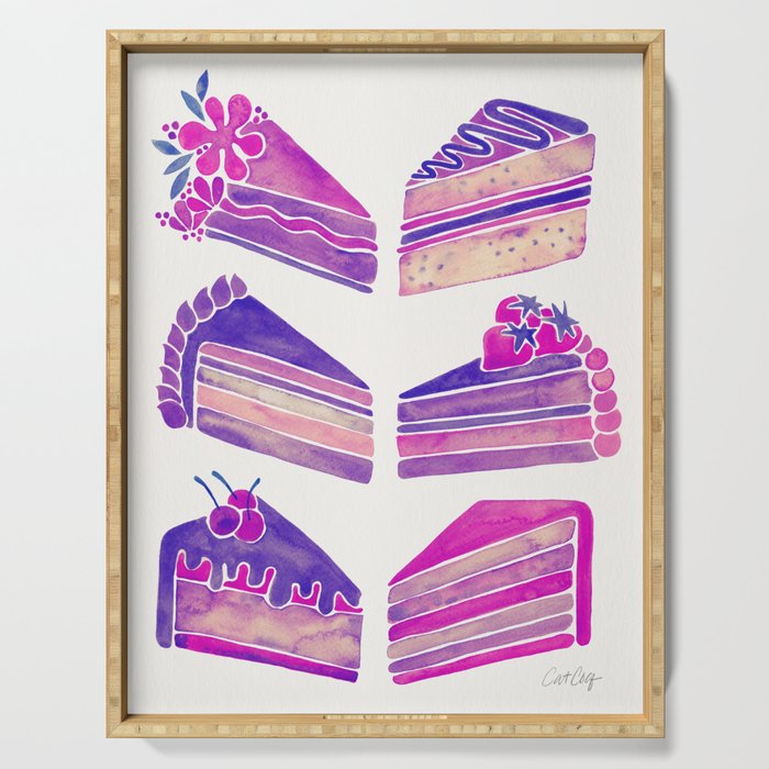 Cake Slices - Unicorn Palette Serving Tray Gallery Image 1