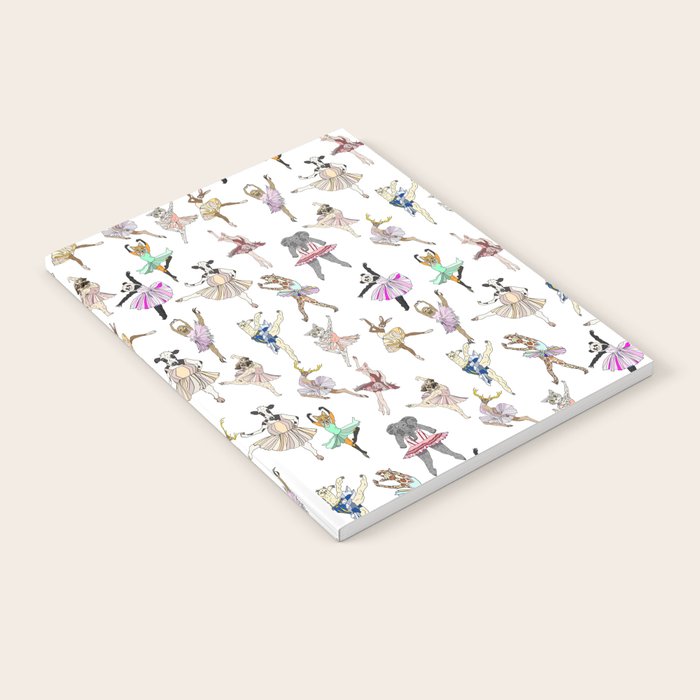 Animal Square Dance Hipster Ballerinas Notebook Gallery Image 2