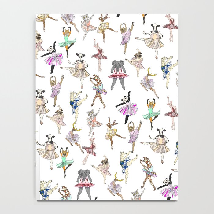 Animal Square Dance Hipster Ballerinas Notebook Gallery Image 4