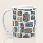 Vagabondâs Cupboard - midnight, cream, and more Coffee Mug Gallery Image 3