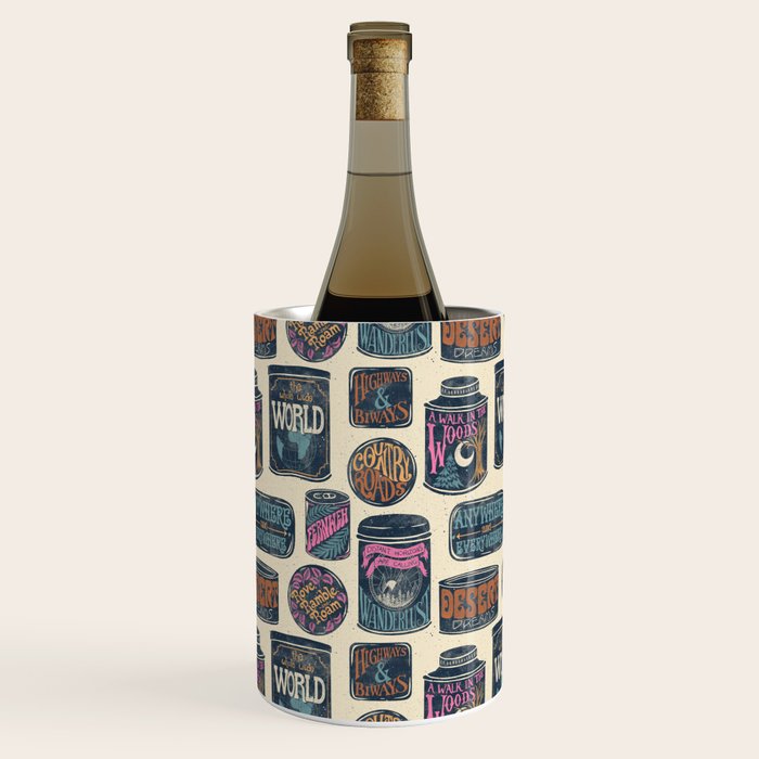 Vagabondâs Cupboard - midnight, cream, and more Wine Chiller Gallery Image 1